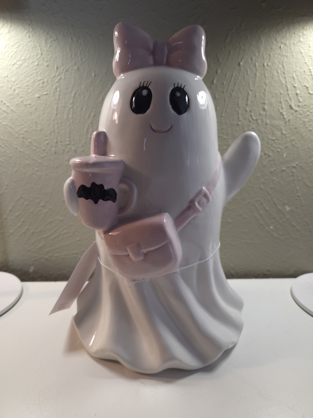 "Coquette Halloween" Fashionista Ghost Figurine Summerween/Pinkoween NWT